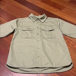 Nike Men's SB Olive Tanglin Woven Shirt